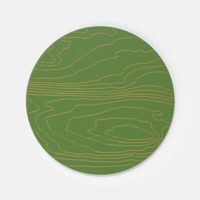 Green Textured Wood Wall Art